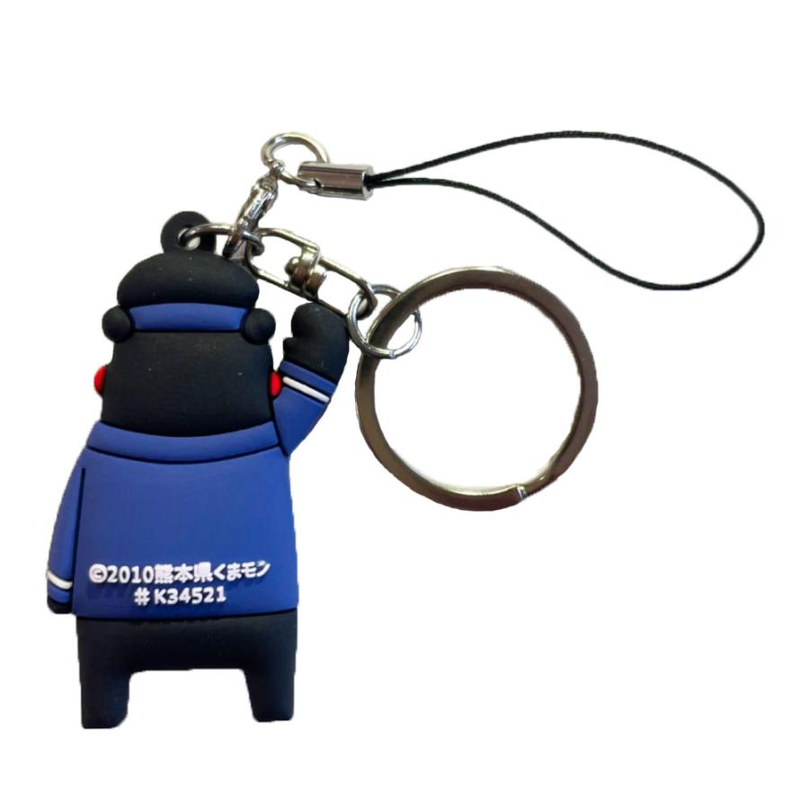 くまモン キーホルダー くまモングッズ 立体ストラップ 熊本 車掌