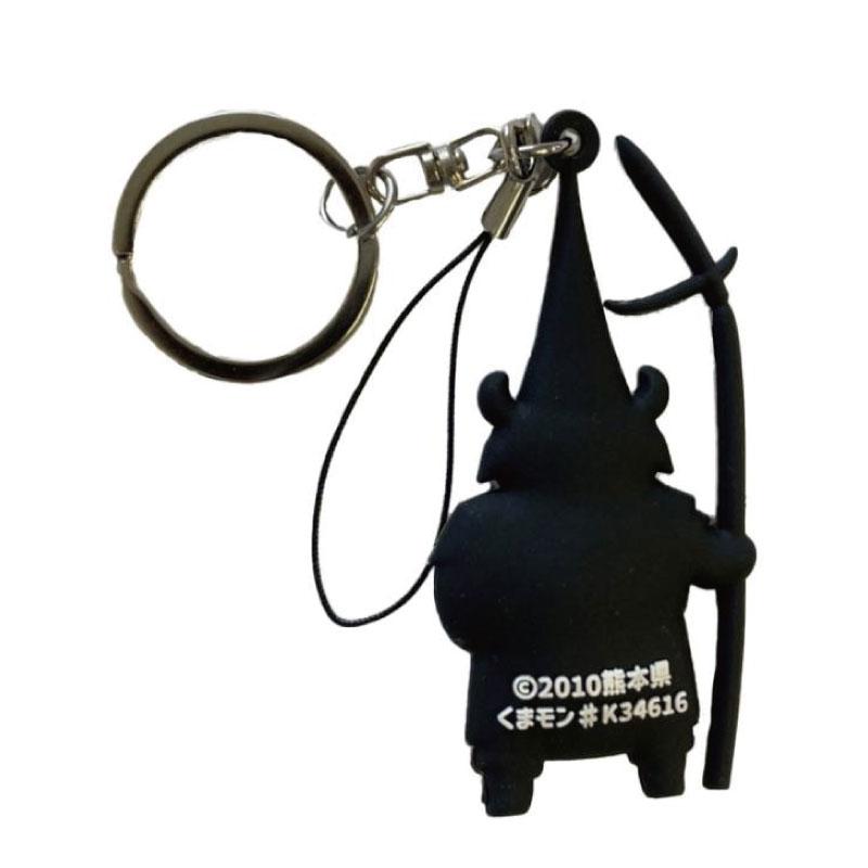 くまモン キーホルダー くまモングッズ 立体ストラップ 熊本 紋付袴