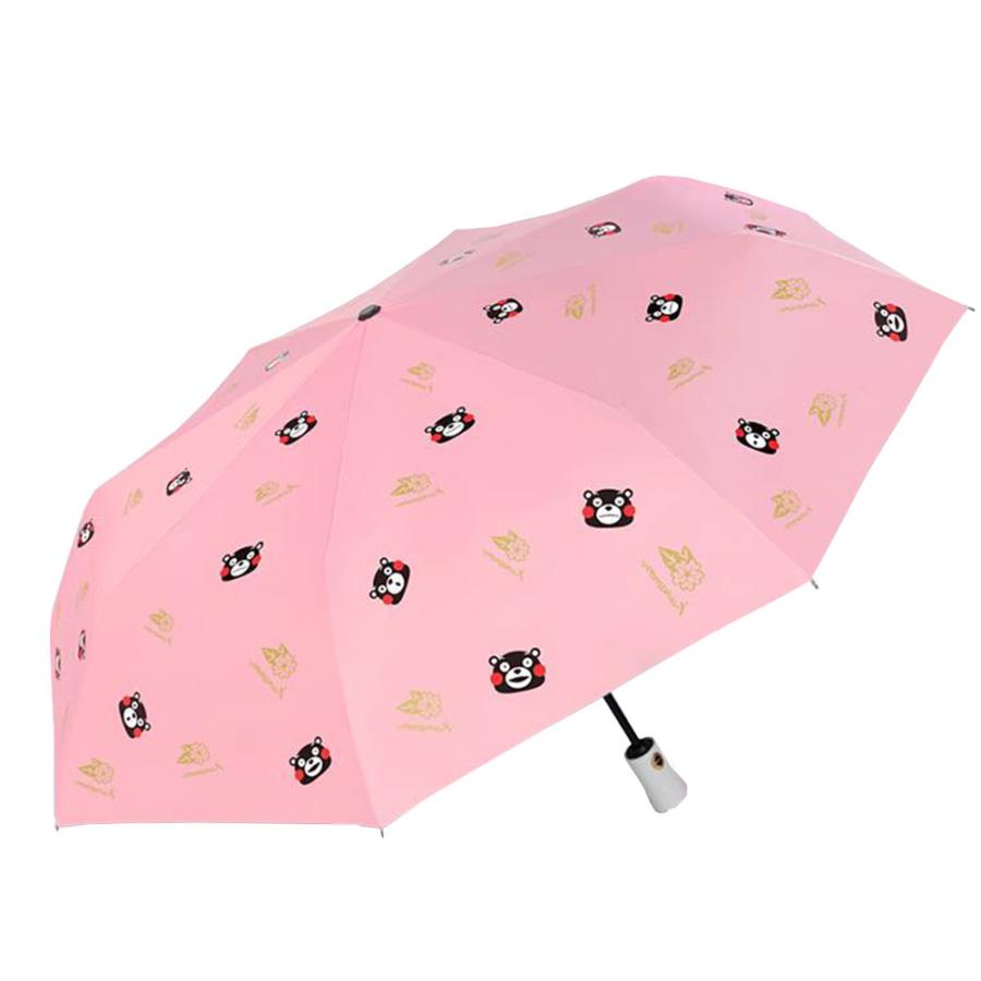 くまモン くまモングッズ 折りたたみ傘 収納袋付き 男女兼用 晴雨 日傘