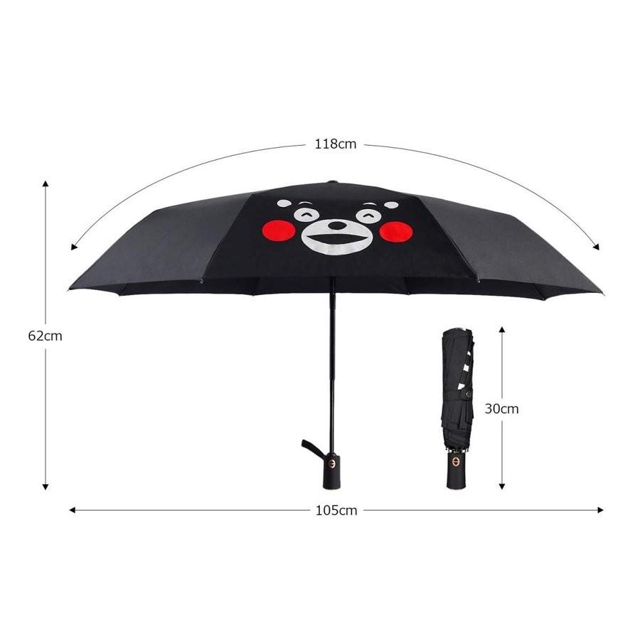 くまモン くまモングッズ 折りたたみ傘 自動開閉 収納袋付き 男女兼用