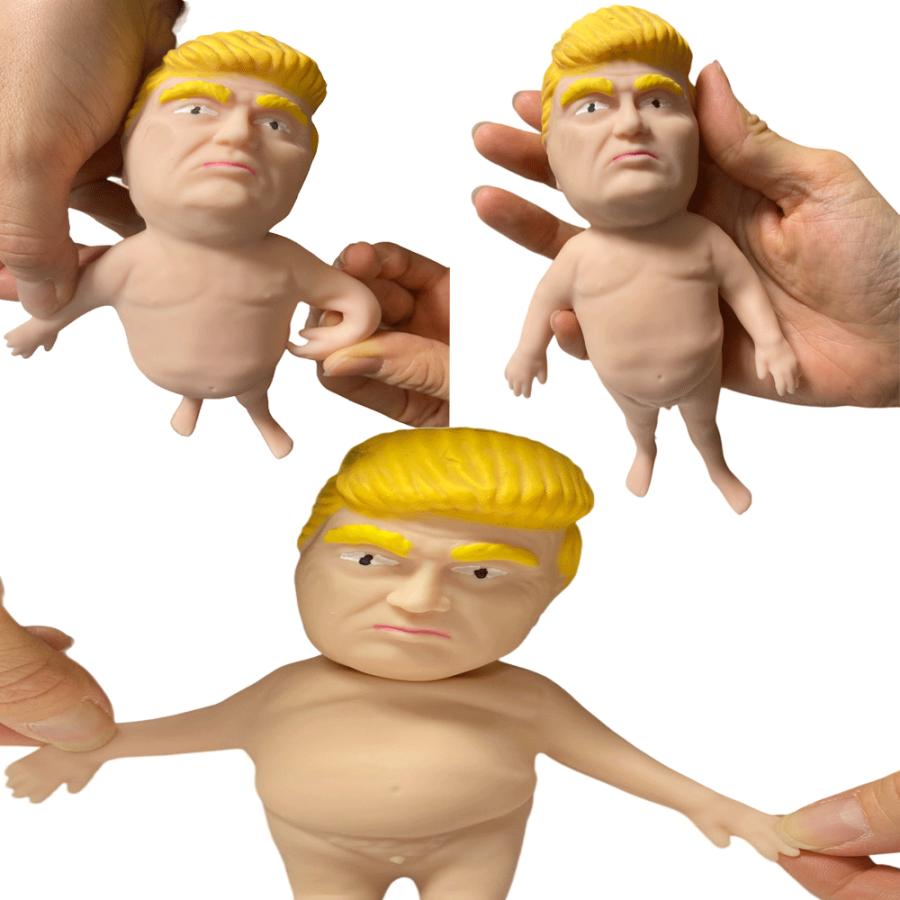 トランプ 裸バージョン アメリカ 大統領 スクイーズ人形おもちゃ