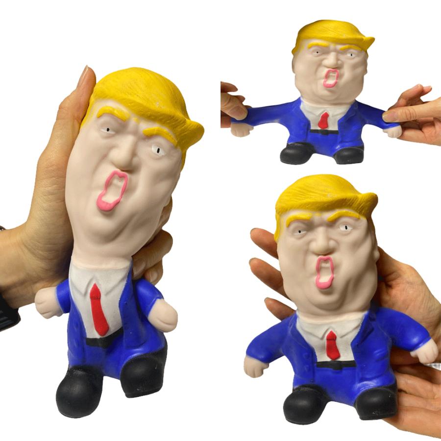 トランプ スーツ アメリカ 大統領 スクイーズ人形おもちゃ スクイーズ