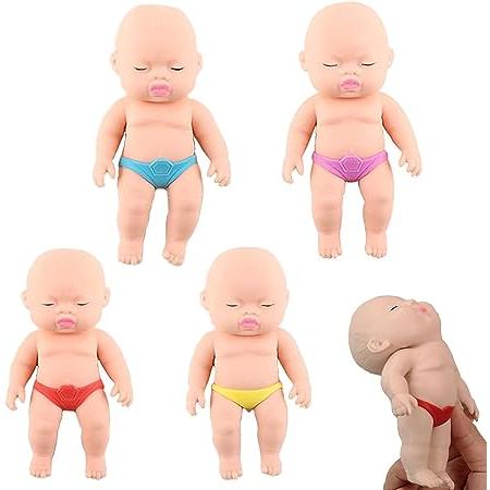 赤ちゃんスクイーズ人形おもちゃ スクイーズ玩具 面白い 卓上の置物 1