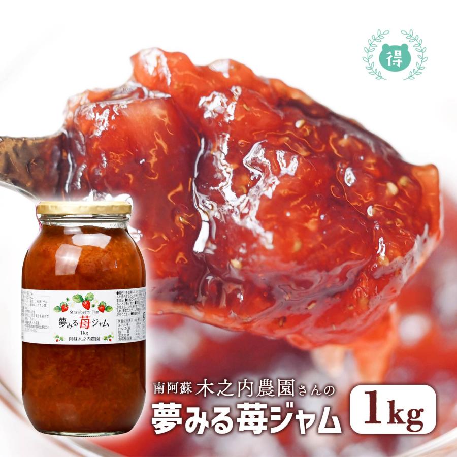 阿蘇木之内農園 夢みる苺ジャム770ｇ 阿蘇産紅ほっぺ イチゴジャム 熊本 お土産 ご当地 ヨーグルトと供に Kino 0010 熊本得販の森yahoo 店 通販 Yahoo ショッピング