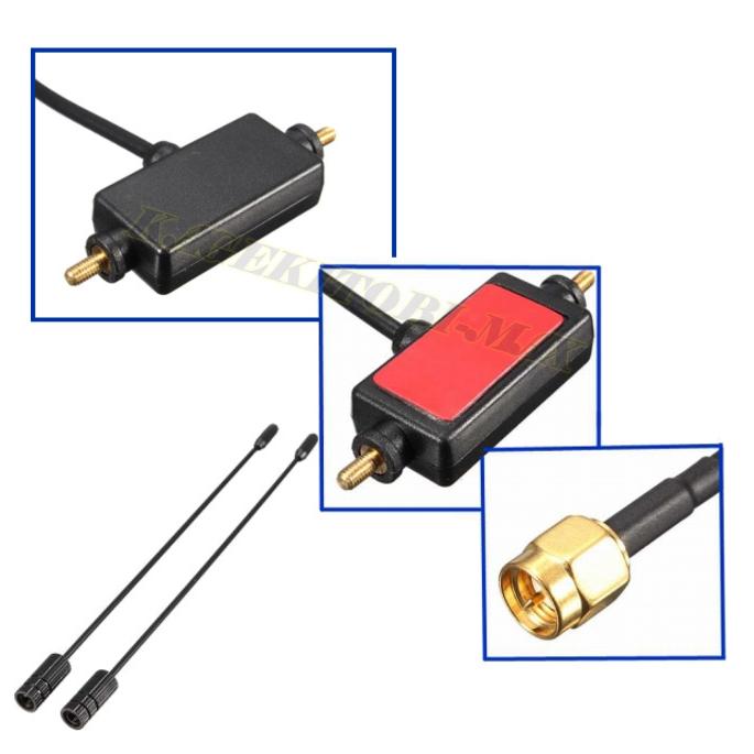 430MHz アマチュア無線 広帯域 送受信可能 ガラス貼り付け アンテナ