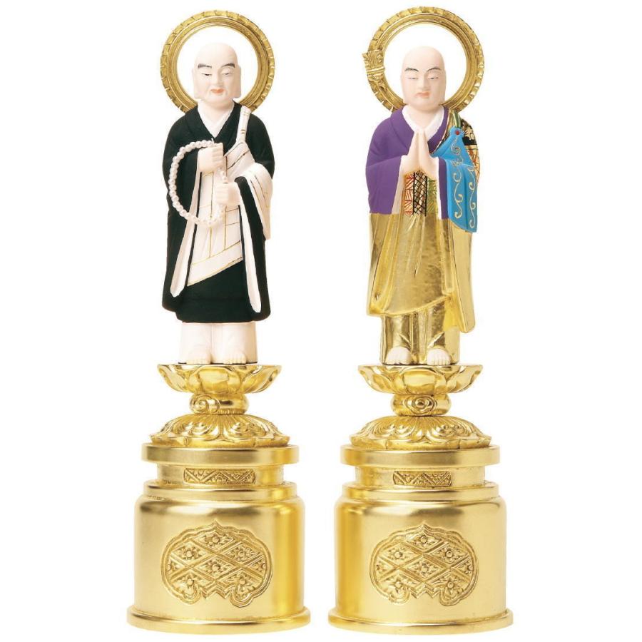 仏像 浄土宗脇仏 両大師 3.0寸 | 