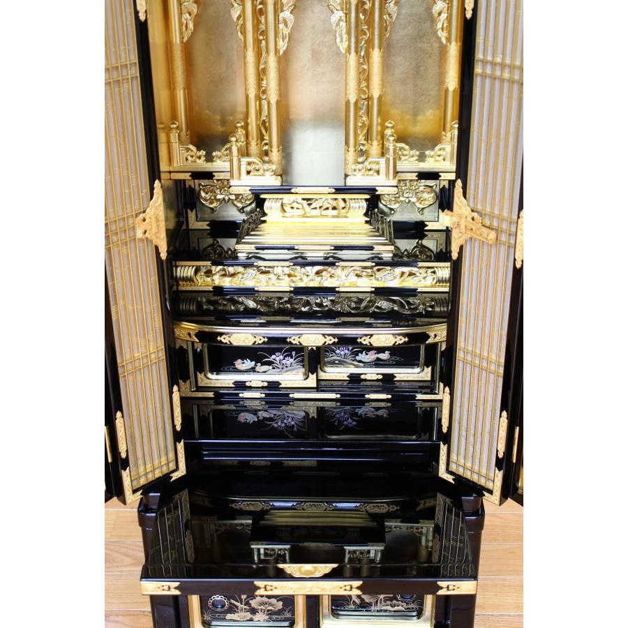 金仏壇 仏壇 西・東用 武八15号 レビューで宗派仏具を半額 配送・設置