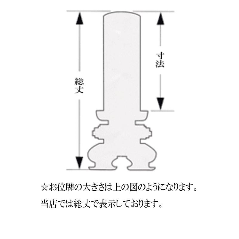 位牌 呂色位牌 国産位牌 純面粉 勝美楼門 4.5寸