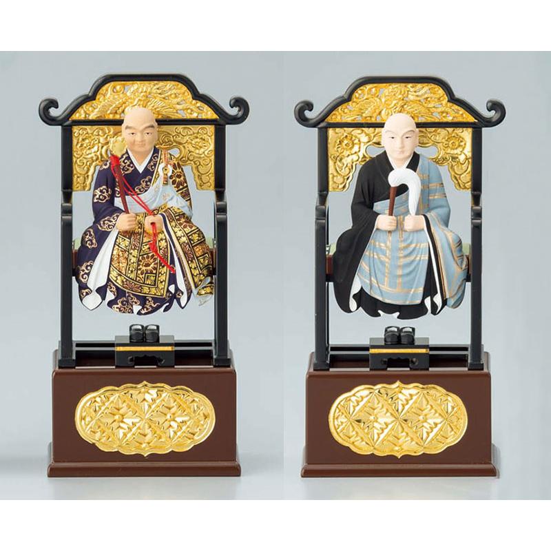 仏像 脇仏 曹洞宗 常済大師・承陽大師 2.0寸（翔）極上彩色 : 熊野古道