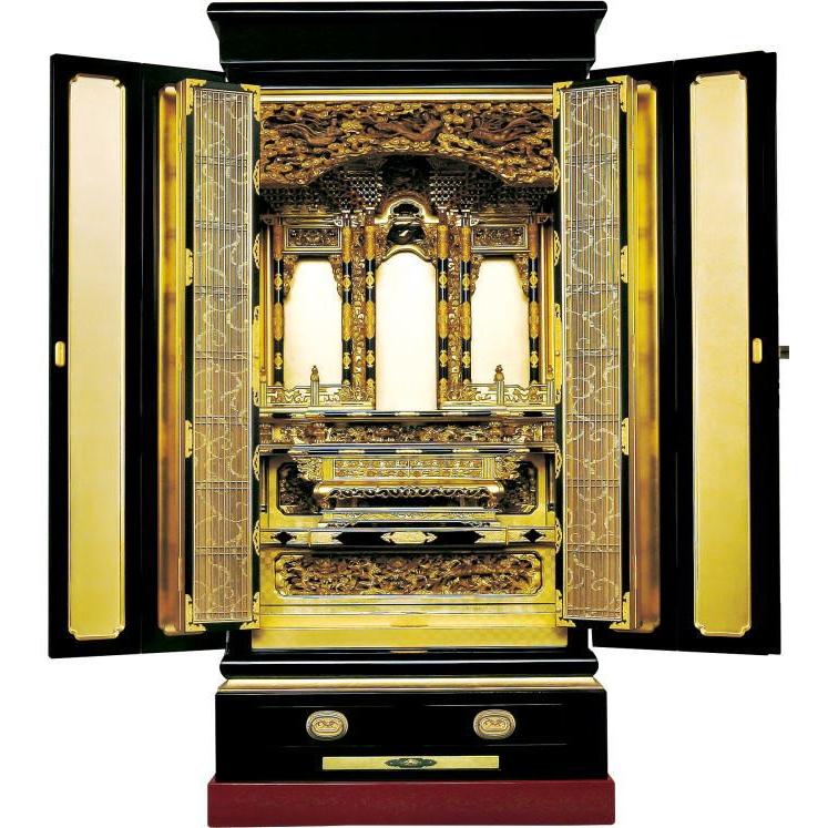 仏壇 金仏壇 大阪型 総金箔 東 宝輪四五 着後レビューで専用仏具半額 