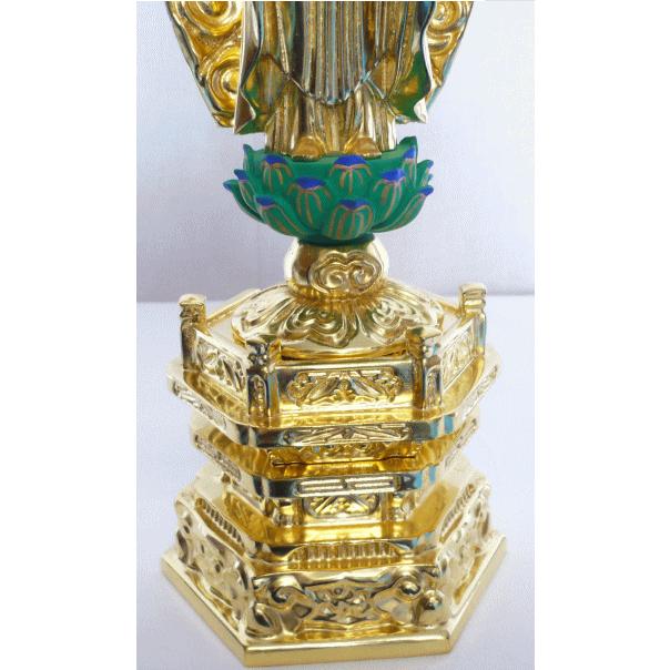仏像 浄土真宗西ご本尊 【クローバー】 純金肌粉 5.5寸