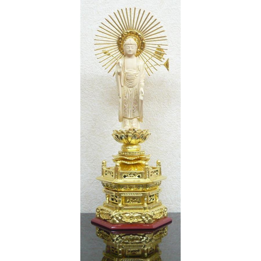 仏像 真宗東ご本尊 仏金泥 6.0寸
