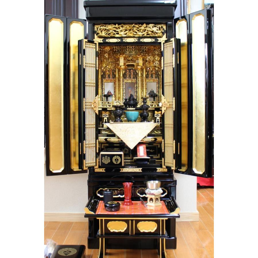 仏壇 金仏壇 浄土真宗西・東 紀の国15号 レビューで真宗専用仏具半額