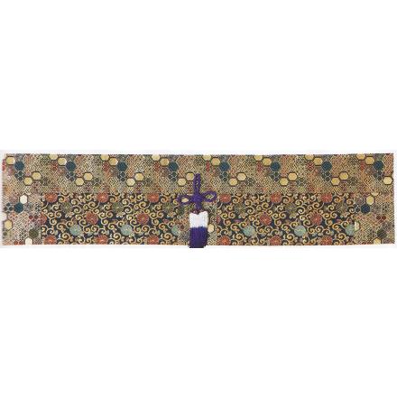 御簾 仏間用御簾 みす 仏具 金欄 巾84 丈19_4