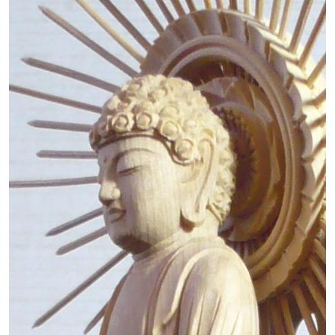 仏像 浄土真宗西ご本尊 柘植 3.0寸_1