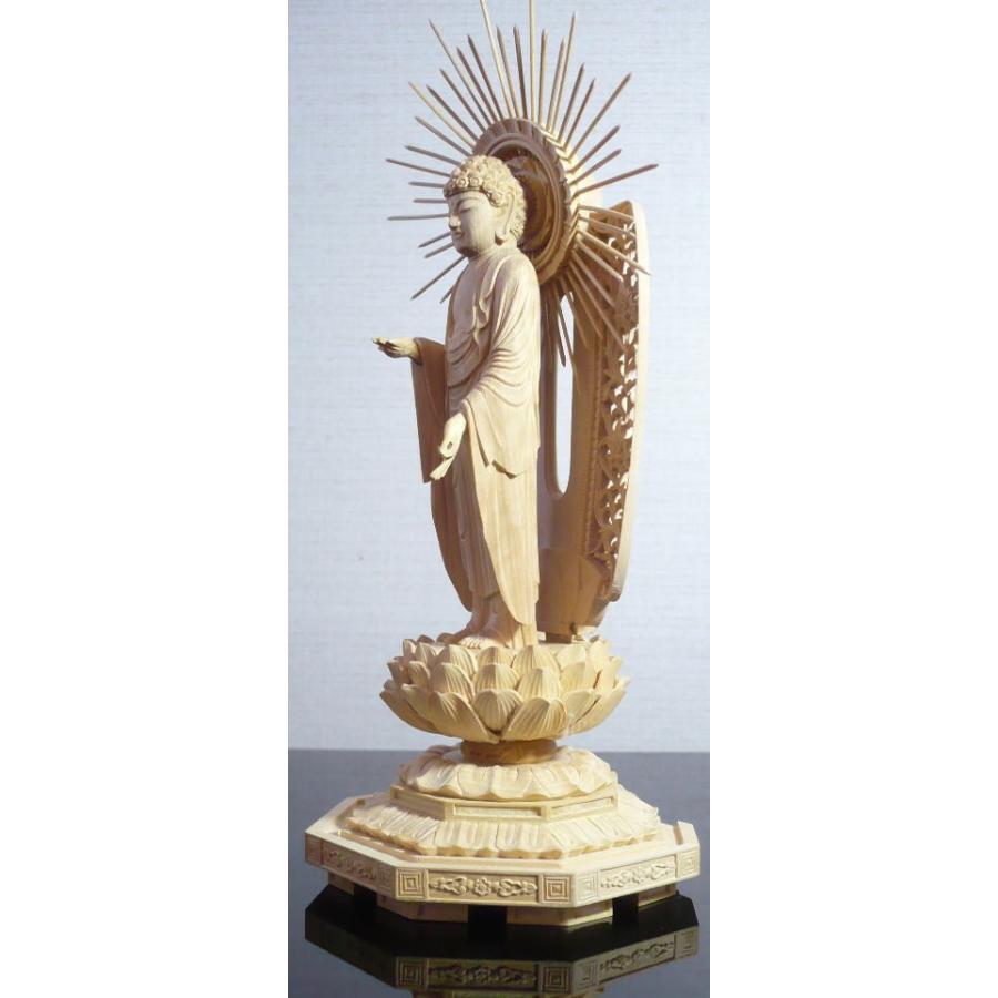 仏像 浄土真宗西ご本尊 柘植 3.0寸_2
