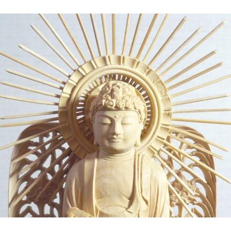 仏像 浄土真宗西ご本尊 柘植 3.0寸_3