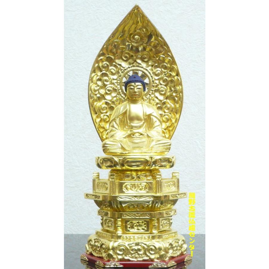 仏像 ご本尊 手彫り座釈迦 2.0寸