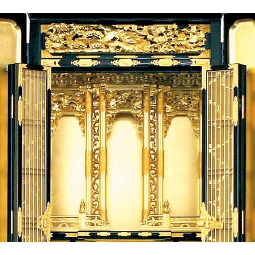 仏壇 金仏壇 浄土真宗本願寺派 雲海15号 着後レビューで西用仏具半額