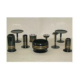 仏具 家具調仏具 モダン仏具 光明型 9具足 小