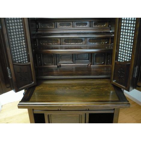 仏壇 唐木仏壇 鳳眼(黒柿・シャム柿)18号 一部地域を除き無料 仏壇 唐木仏壇 鳳眼(黒柿・シャム柿)18号 一部地域を除き無料
