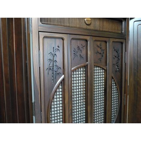 仏壇 唐木仏壇 鳳眼(黒柿・シャム柿)18号 一部地域を除き無料 仏壇 唐木仏壇 鳳眼(黒柿・シャム柿)18号 一部地域を除き無料