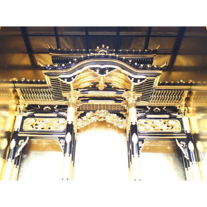 仏壇 金仏壇 大谷派 慶雲 真宗 東18号 総金箔 着後レビューで専用仏具 