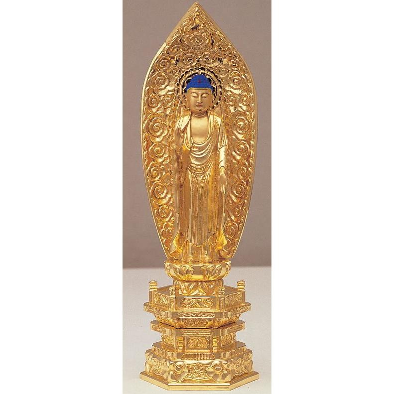 数々の賞を受賞 仏像 3.5寸 舟弥陀 ご本尊 浄土宗 仏像