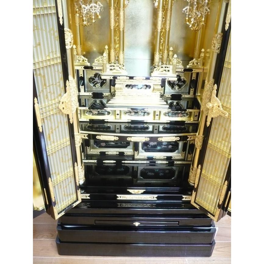 仏壇 金仏壇 浄土真宗本願寺派 寿43号18巾 別台 着後レビューで 仏壇 金仏壇 浄土真宗本願寺派 寿43号18巾 別台 着後レビューで