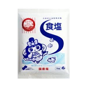 塩事業センター 食塩 1kg 24袋｜kumano-nakatani