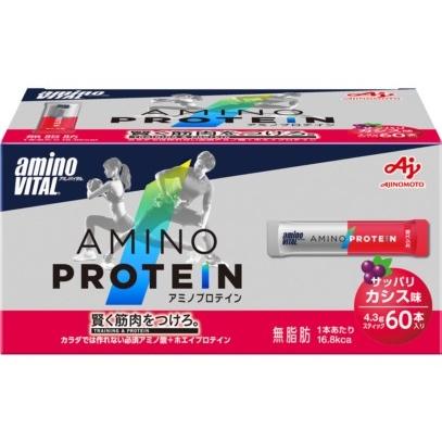 味の素 アミノバイタル アミノプロテイン カシス味 60本入り 258g 12個 ZHT