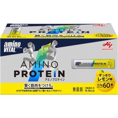 味の素 アミノバイタル アミノプロテイン レモン味 60本入り 258g 12個 ZHT