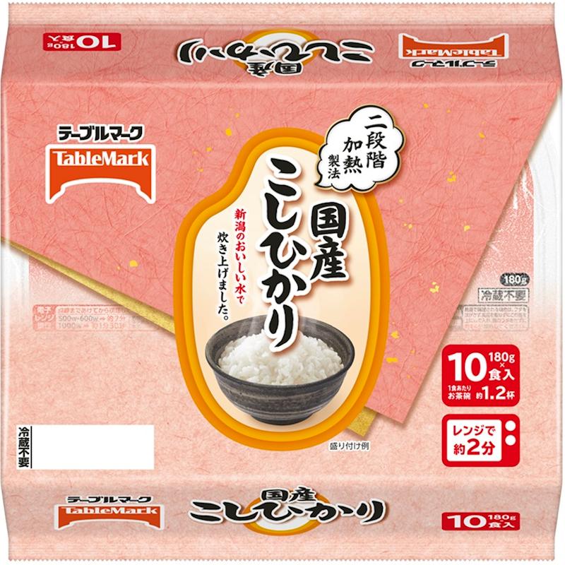 テーブルマーク　国産　こしひかり　180g×50食 テーブルマーク 【テーブルマーク】国産 こしひかり 10食入／900g(180g