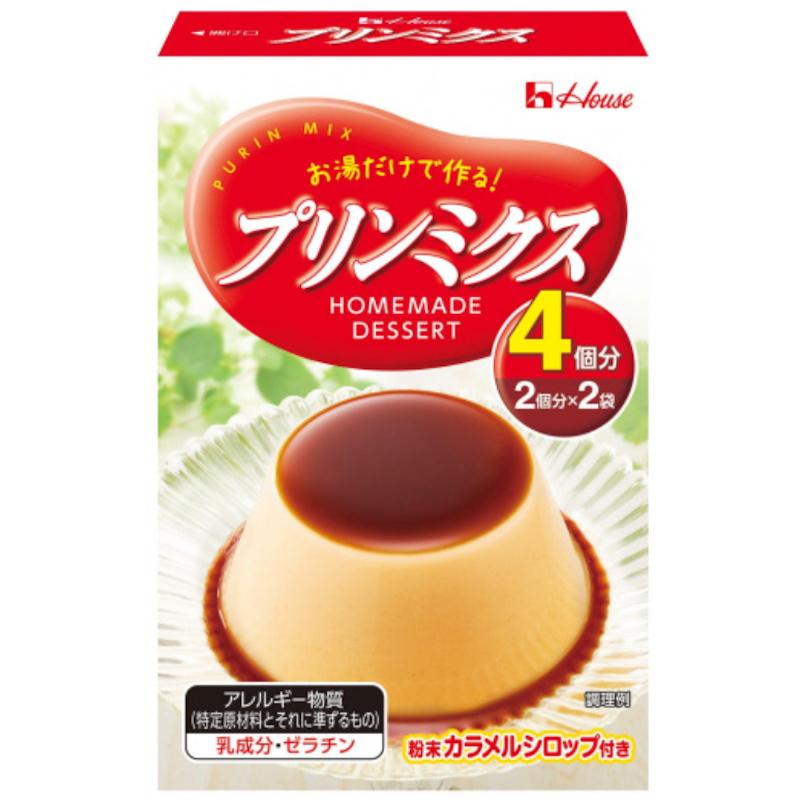 ハウス食品 【ハウス食品】プリンミクス 4個分(2個分×2袋) 74g×1個(JAN