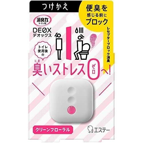 消臭力 DEOX トイレ用 付替え クリーンフローラル × 8個セット｜kumanomori-store｜02
