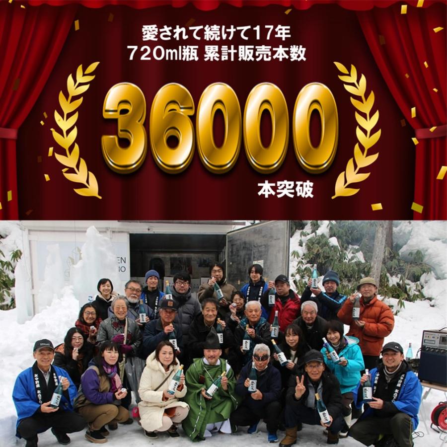 飛騨高山産 低温熟成 氷中貯蔵 熊の涙 火入れ 芳醇な香り 限定品 720ml