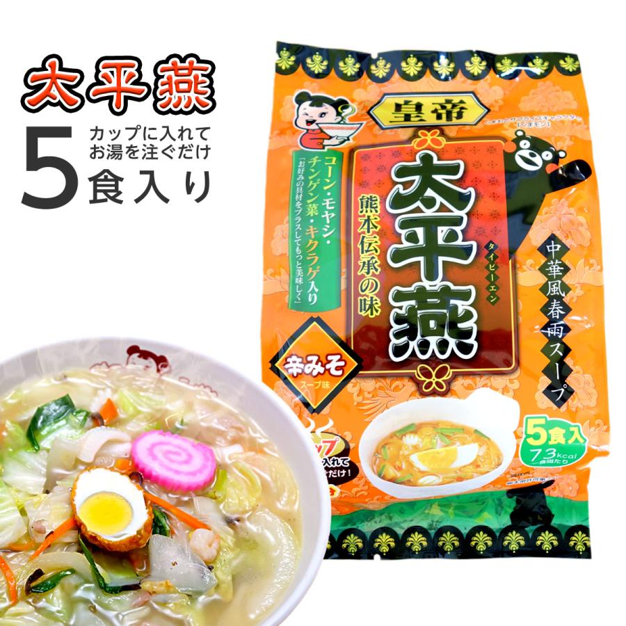 太平燕 タイピーエン 辛みそ味 5食入り 春雨 ヌードル 熊本名物 郷土