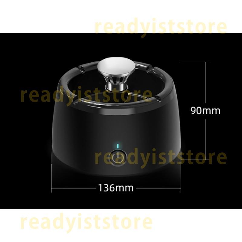 送料無料 灰皿 車 車用 おしゃれ 屋外 室内 USB充電 空気清浄機 臭気除去 煙を消す 消臭 2段調整可能 副流煙の浄化 空気の浄化 車載灰皿 タバコ灰皿 自動車用品｜kumaraya｜06
