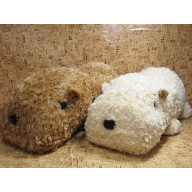 カピバラのぬいぐるみ　もふもふです(^o^) 楽天市場】もふっとカピバラさん ぬいぐるみ ほおずりサイズ カピバラ