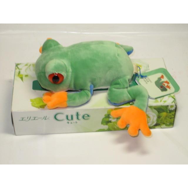 カエルのぬいぐるみ TAKEOFF ANIMANIA アカメアマガエル S