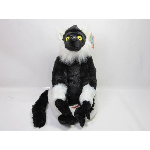 サルのぬいぐるみ Wildrepublic ワイルドリパブリック クロシロエリマキキツネザル12 Wrp ぬいぐるみのくまくま 通販 Yahoo ショッピング