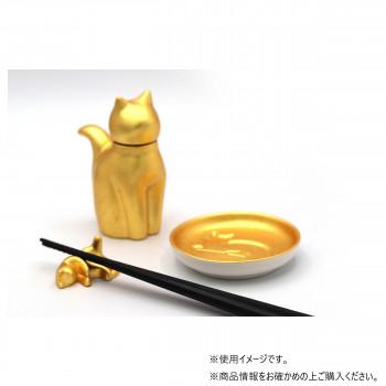金箔ネコ　箸置き ごろん AR0623335_1
