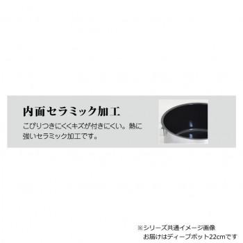 ウルシヤマ金属工業 TROIS トロワ 日本製 ディープポット 22cm : 熊取