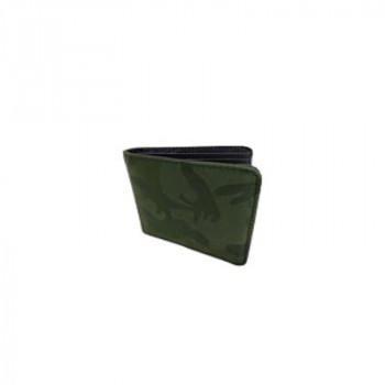 イコマ創芸 ARMY DESIGN 迷彩柄 二つ折り財布 小銭BOX型 グリーン迷彩