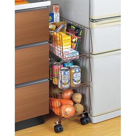 高儀 スタッキング式3段マルチ収納バスケット スリム h ごようきき2クマぞう 通販 Yahoo ショッピング