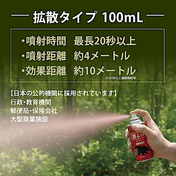 Fujikon corporation (拡散タイプ) 熊よけスプレー 100mL カプサイシン