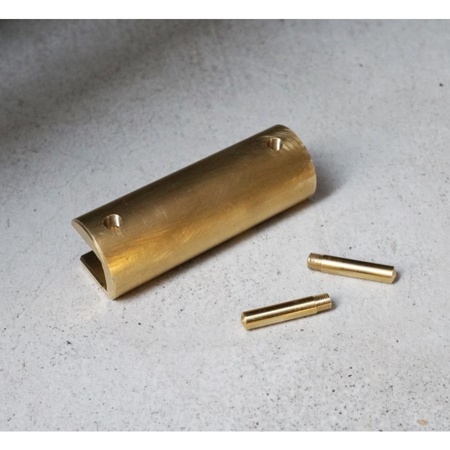 真鍮 削り出し スマートフォンスタンド (スマホスタンド) : KUME