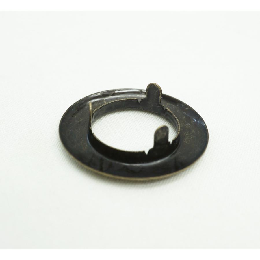 内径20mm 割足ハトメ (折り曲げ式) アンティーク 2個セット kume1013