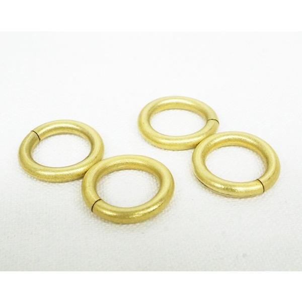 3×12mm リング ブラスリング 真鍮生地 4個セット kume1263 : KUME 