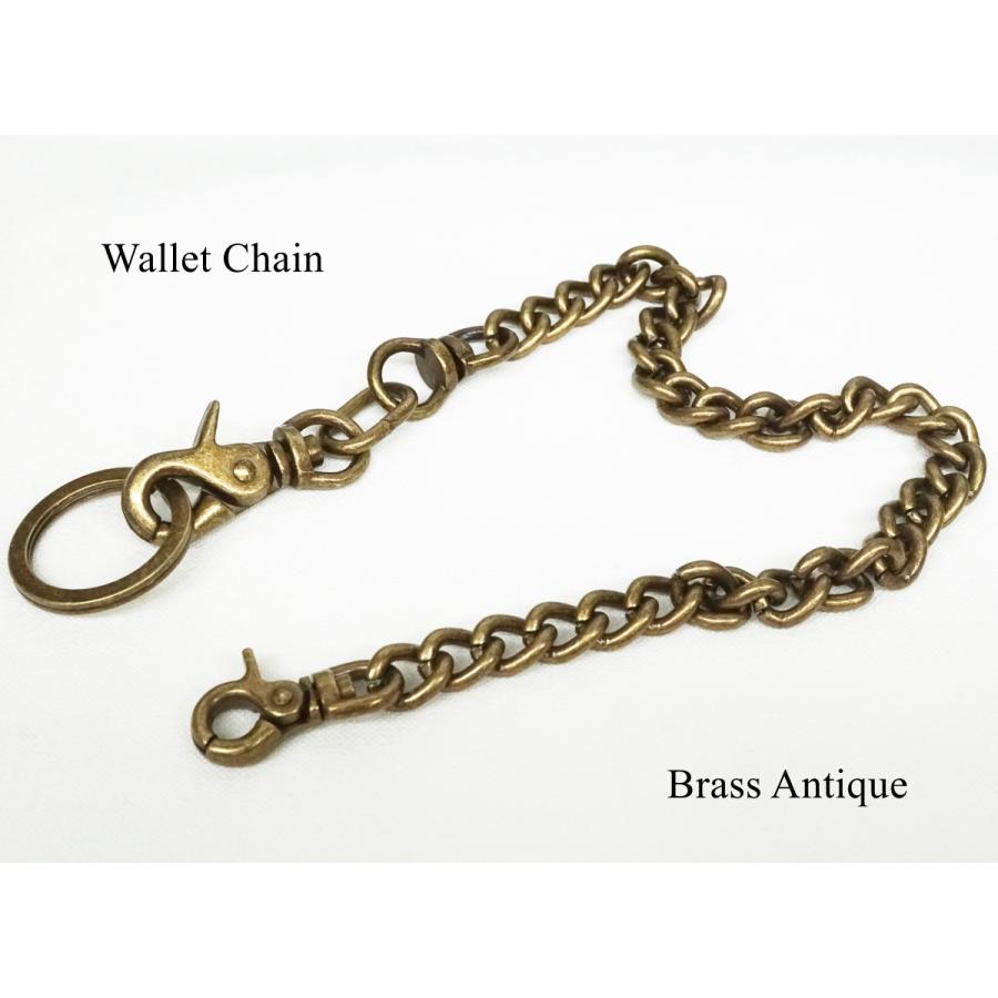 41cm Wallet Chain ウォレットチェーン ブラスアンティーク kume1484 